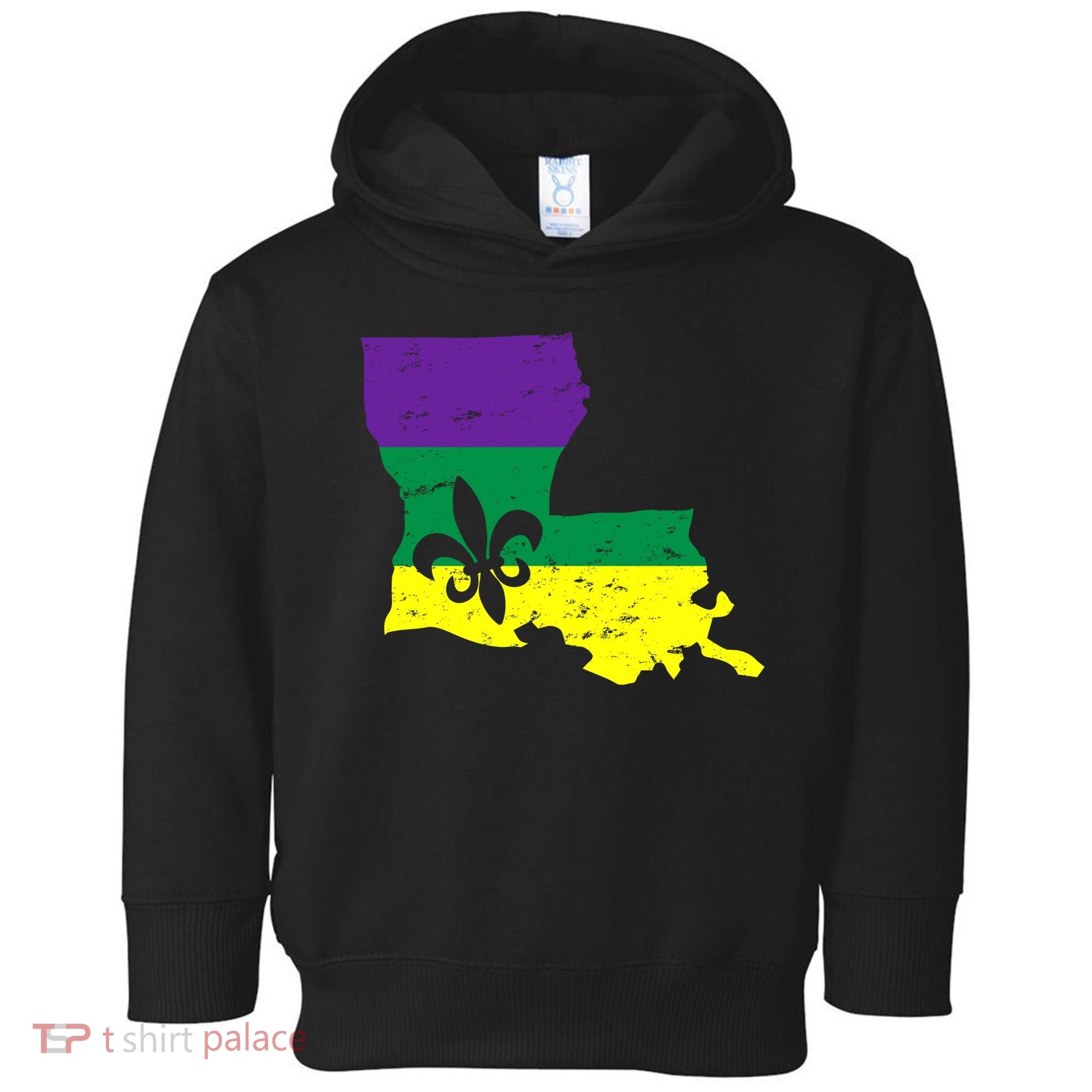 Louisiana Mardi Gras Toddler Hoodie