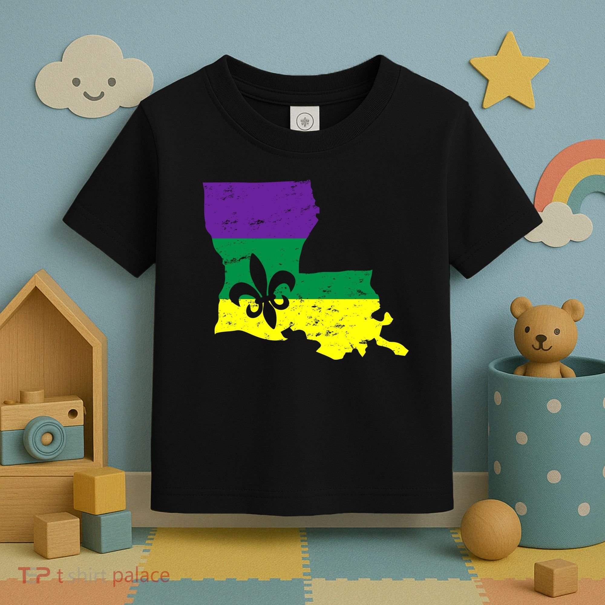 Louisiana Mardi Gras Toddler T-Shirt