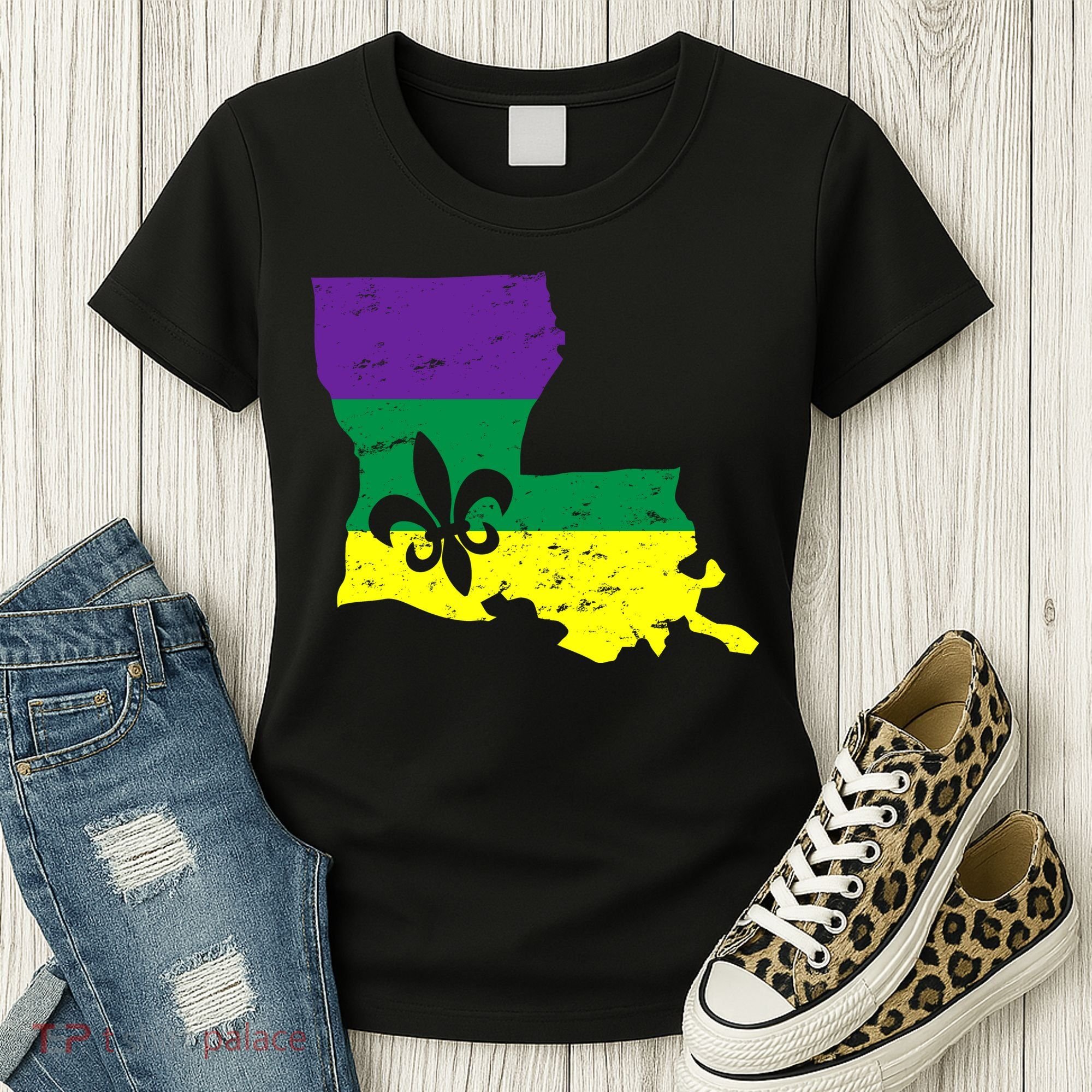 Louisiana Mardi Gras Women's T-Shirt
