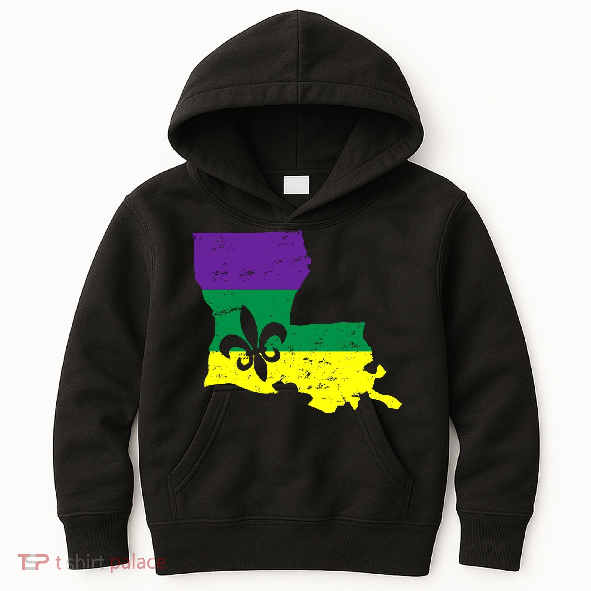 Louisiana Mardi Gras Kids Hoodie