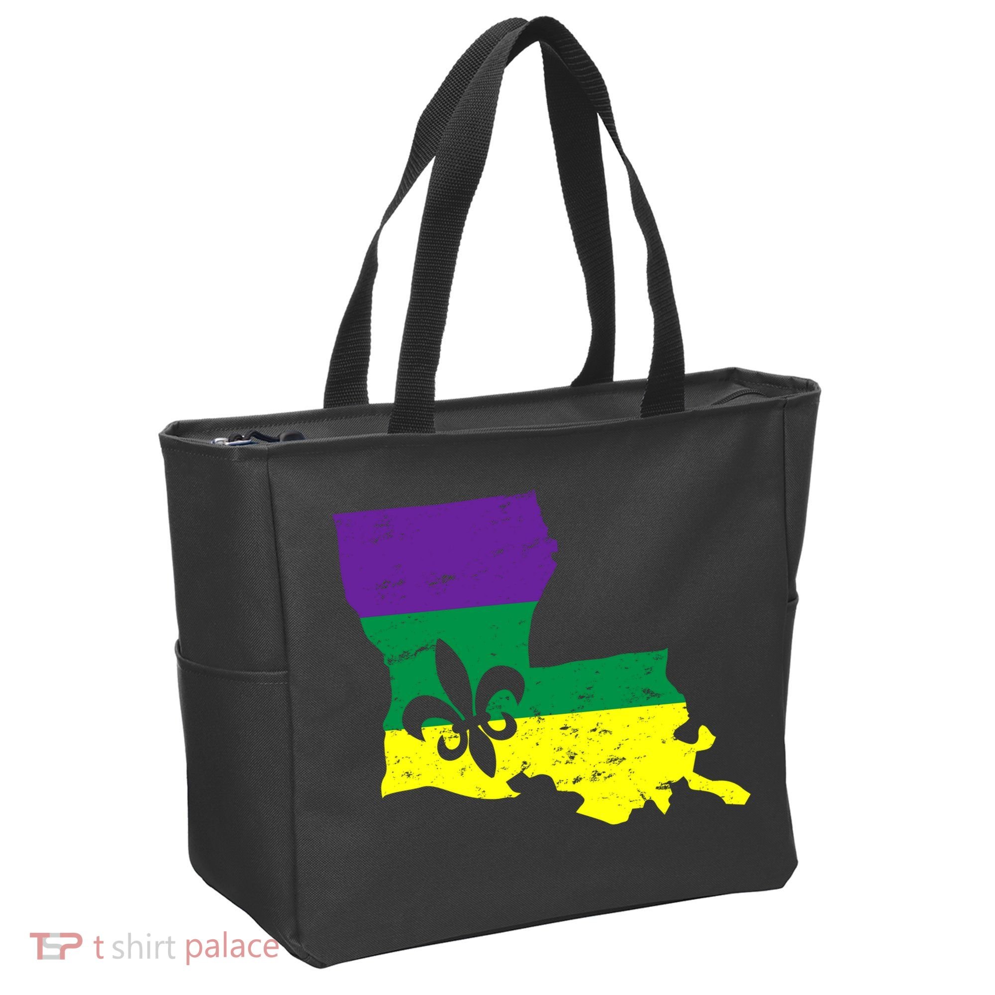 Louisiana Mardi Gras Tote Bag