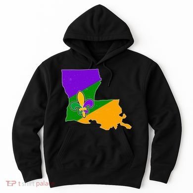 Louisiana Mardi Gras Fleur De Lis Hoodie