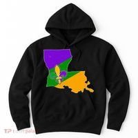 Louisiana Mardi Gras Fleur De Lis Hoodie thumb 0