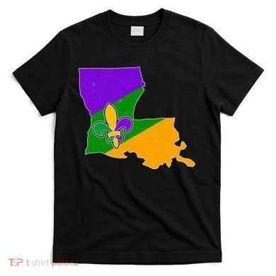 Louisiana Mardi Gras Fleur De Lis T-Shirt