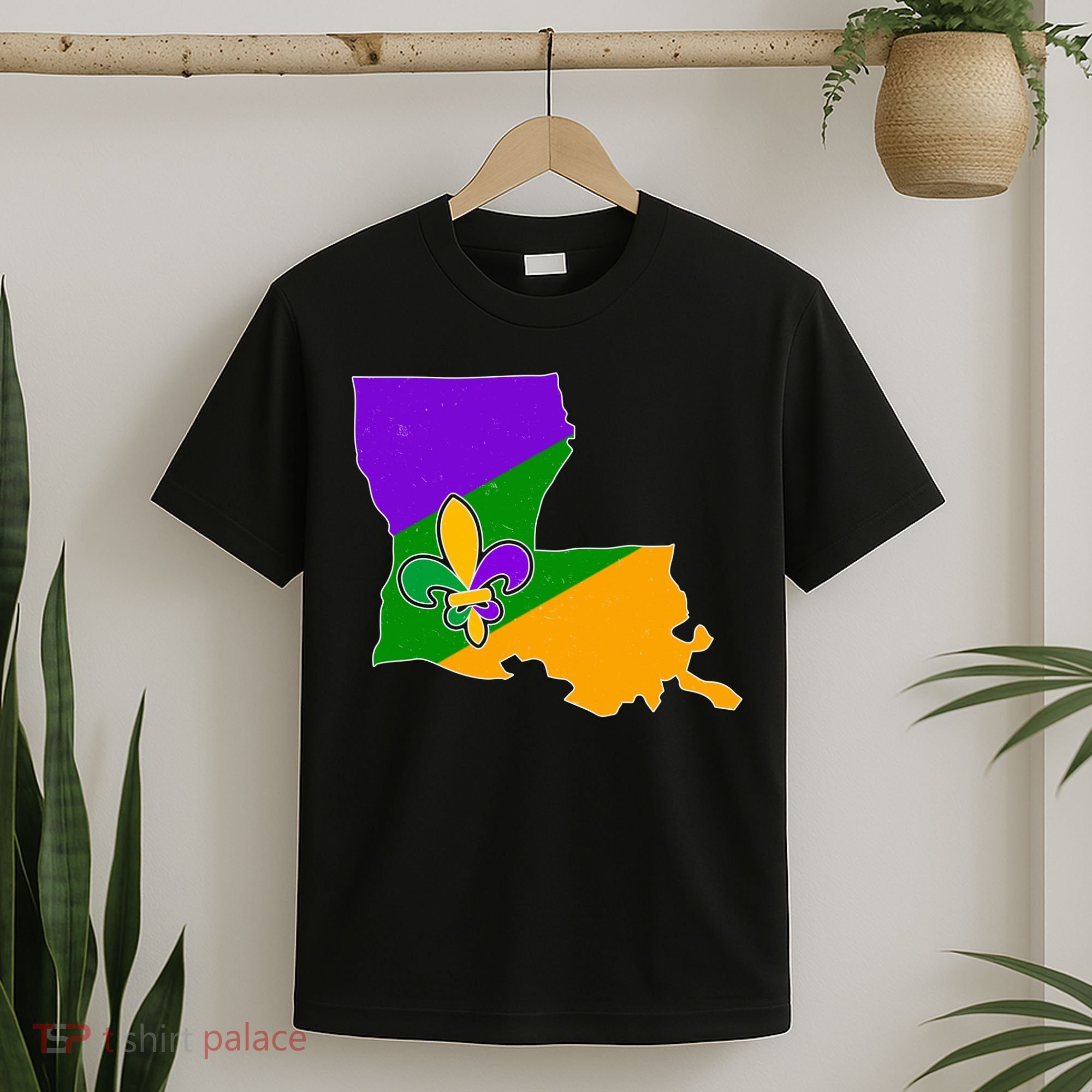 Louisiana Mardi Gras Fleur De Lis T-Shirt