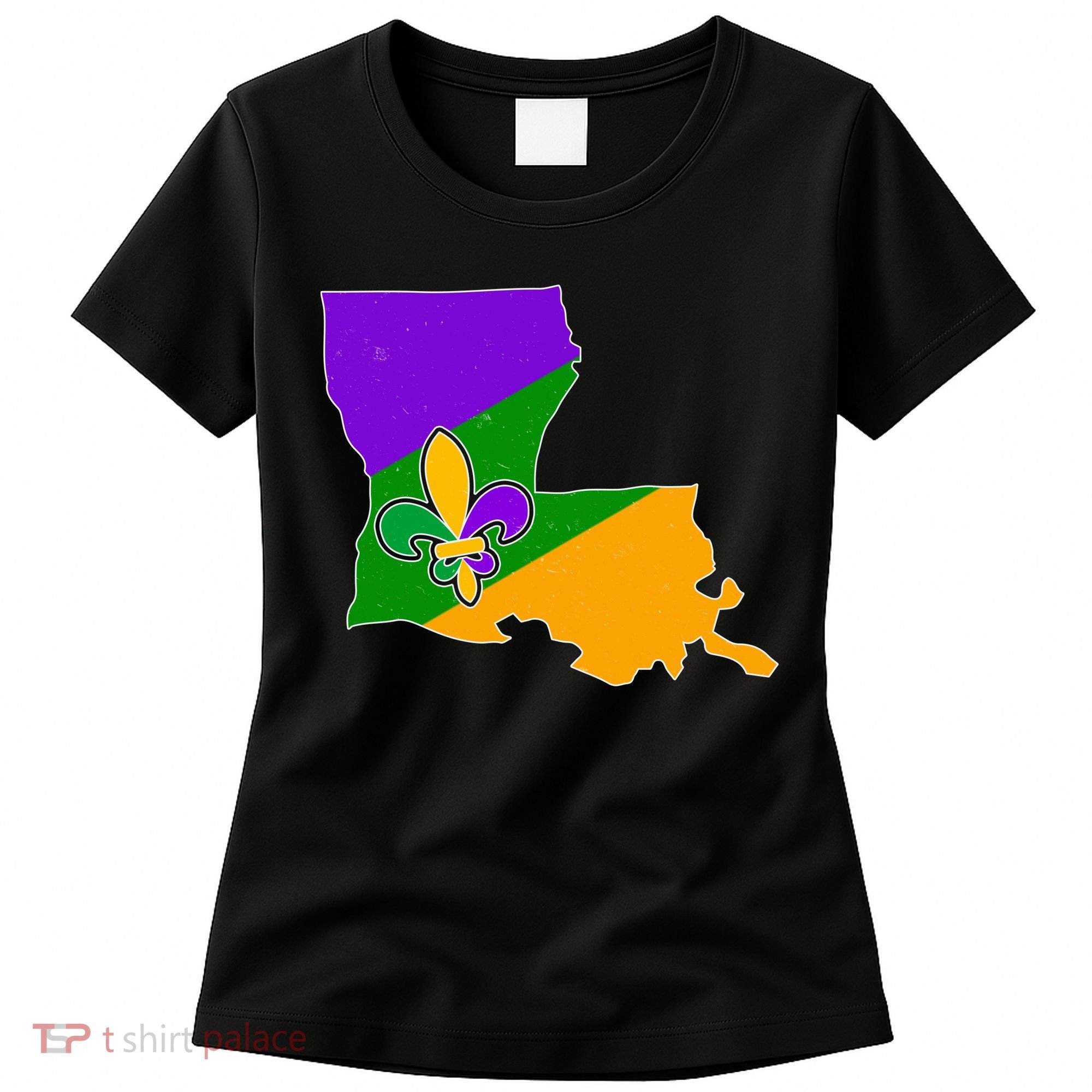 Louisiana Mardi Gras Fleur De Lis Women's T-Shirt