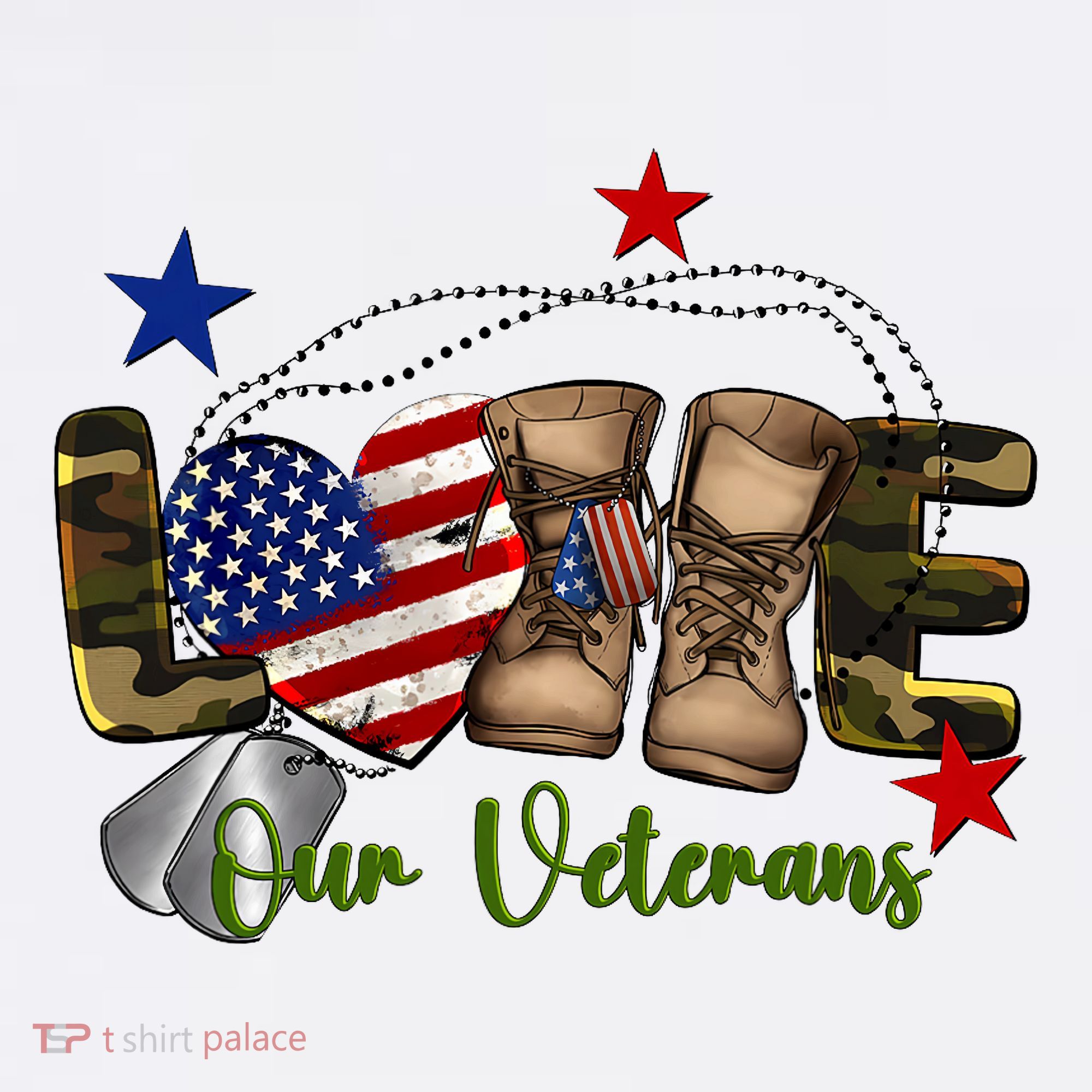 Love Our Veterans Day Proud Military American Flag Women's Hoodie