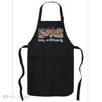 Love Our Veterans Support Our Veterans Apron thumb 0