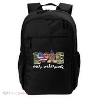 Love Our Veterans Support Our Veterans Backpack thumb 0