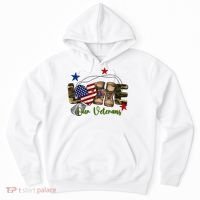 Love Our Veterans Day Proud Military American Hoodie thumb 0
