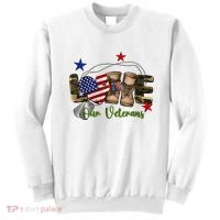 Love Our Veterans Day Proud Military American Sweatshirt thumb 0