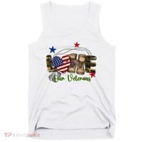Love Our Veterans Day Proud Military American Tank Top thumb 0