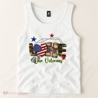 Love Our Veterans Day Proud Military American Tank Top thumb 2