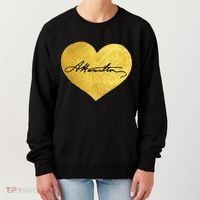 Love A. Hamilton Golden Signature Heart Women's Sweatshirt thumb 0