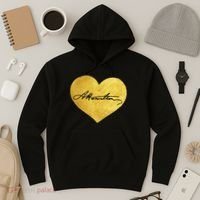 Love A. Hamilton Golden Signature Heart Hoodie thumb 3