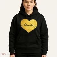 Love A. Hamilton Golden Signature Heart Hoodie thumb 5