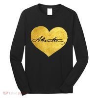 Love A. Hamilton Golden Signature Heart Long Sleeve Shirt thumb 0