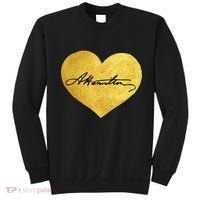 Love A. Hamilton Golden Signature Heart Sweatshirt thumb 0