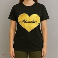 Love A. Hamilton Golden Signature Heart T-Shirt thumb 4
