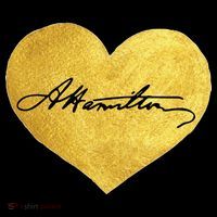 Love A. Hamilton Golden Signature Heart Coffee Mug thumb 5