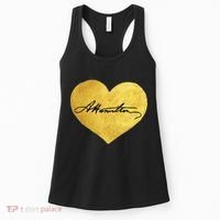 Love A. Hamilton Golden Signature Heart Women's Tank Top thumb 0