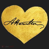 Love A. Hamilton Golden Signature Heart Hat thumb 2