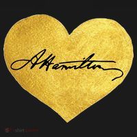Love A. Hamilton Golden Signature Heart Toddler Hoodie thumb 2