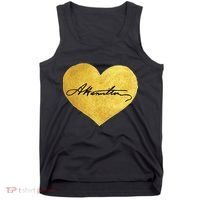 Love A. Hamilton Golden Signature Heart Tank Top thumb 0