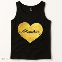 Love A. Hamilton Golden Signature Heart Tank Top thumb 2