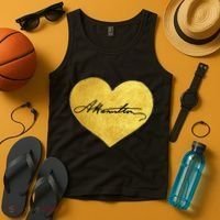 Love A. Hamilton Golden Signature Heart Tank Top thumb 4