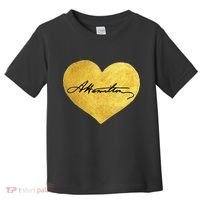 Love A. Hamilton Golden Signature Heart Toddler T-Shirt thumb 0