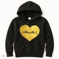 Love A. Hamilton Golden Signature Heart Kids Hoodie thumb 0