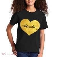 Love A. Hamilton Golden Signature Heart Kids T-Shirt thumb 2