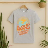Love A Universal Language T-Shirt thumb 2