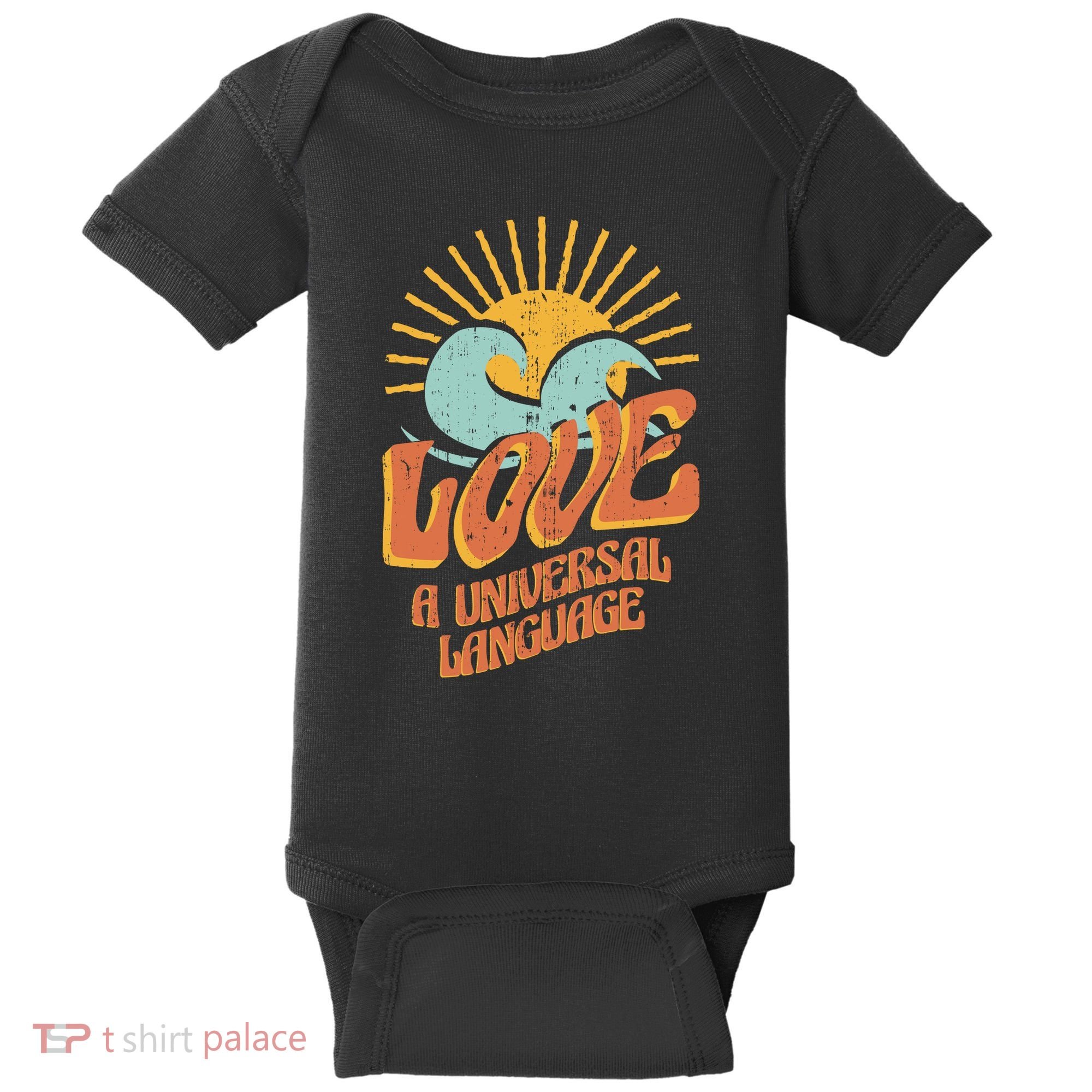 Love A Universal Language Baby Bodysuit