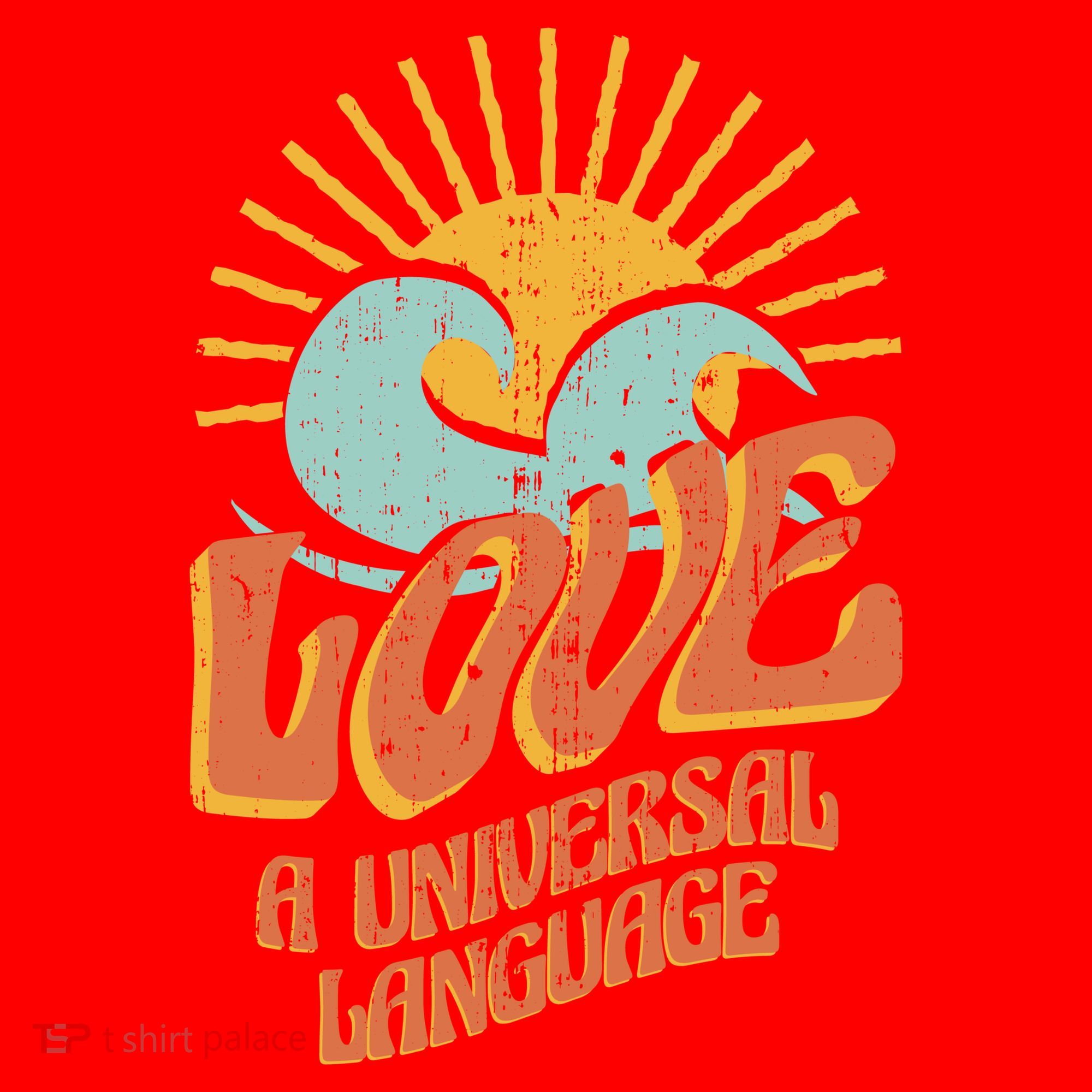 Love A Universal Language Santa Hat