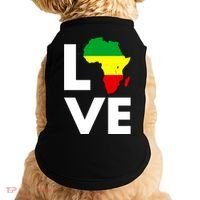 LOVE Africa Map Black History Month Doggie Tank thumb 0