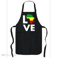LOVE Africa Map Black History Month Apron thumb 0
