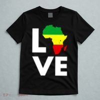 LOVE Africa Map Black History Month T-Shirt thumb 5