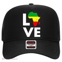 LOVE Africa Map Black History Month Hat thumb 0