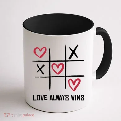 Love Always Wins Game Coffee Mug back