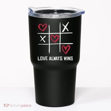 Love Always Wins Game Tumbler