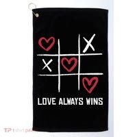 Love Always Wins Game Golf Towel thumb 0