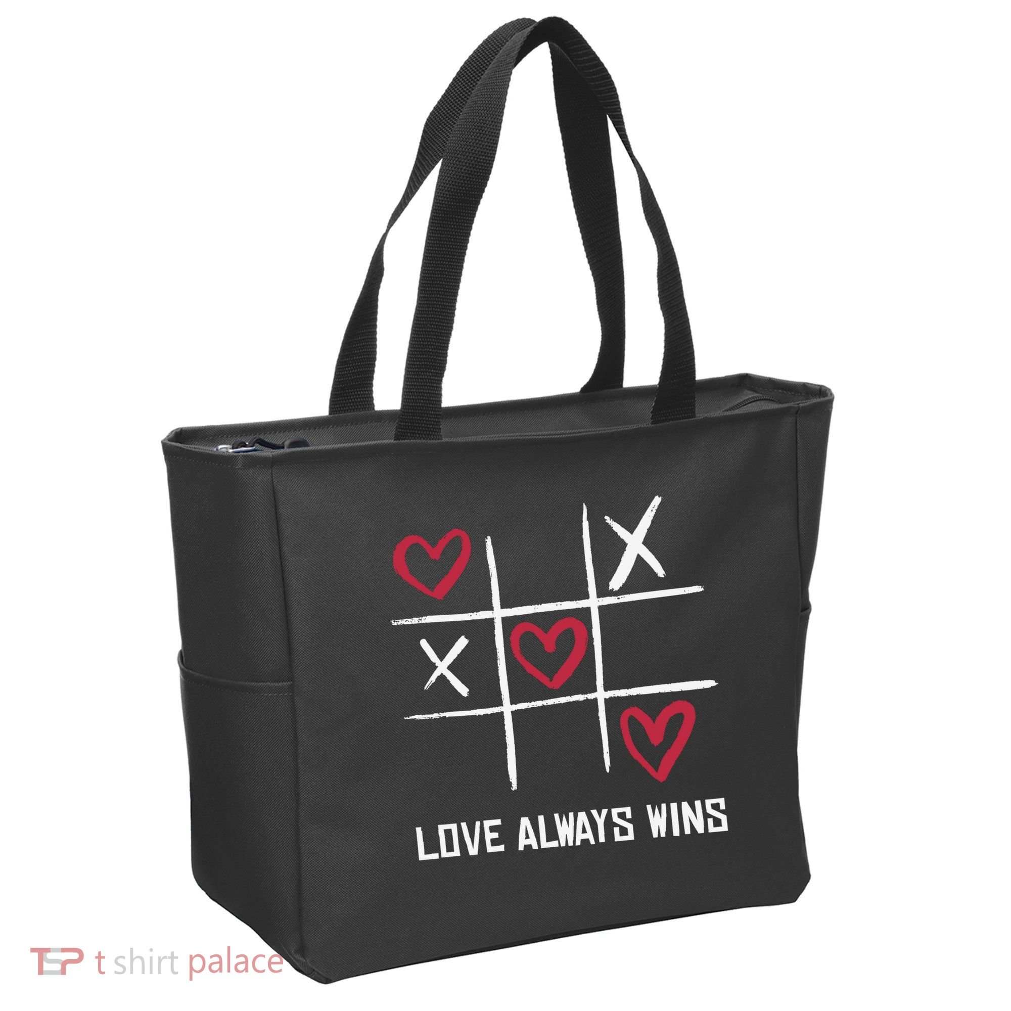 Love Always Wins Game Tote Bag