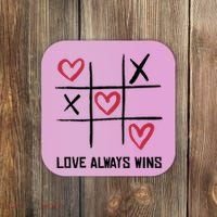Love Always Wins Game Coaster thumb 0