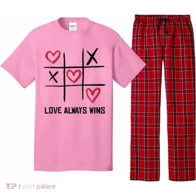 Love Always Wins Game Pajama Set