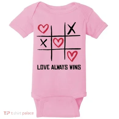 Love Always Wins Game Baby Bodysuit