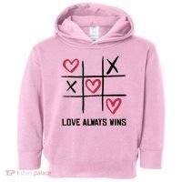 Love Always Wins Game Toddler Hoodie thumb 0