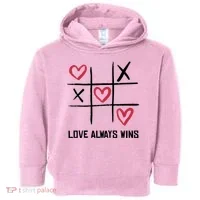 Love Always Wins Game Toddler Hoodie thumb 0