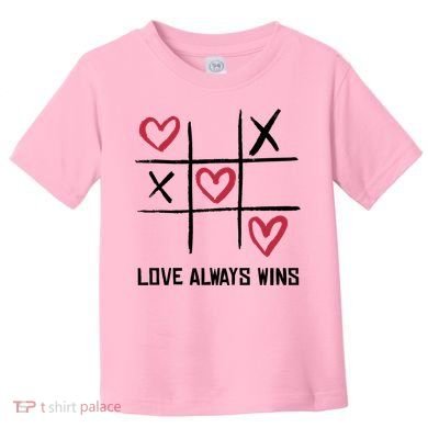 Love Always Wins Game Toddler T-Shirt